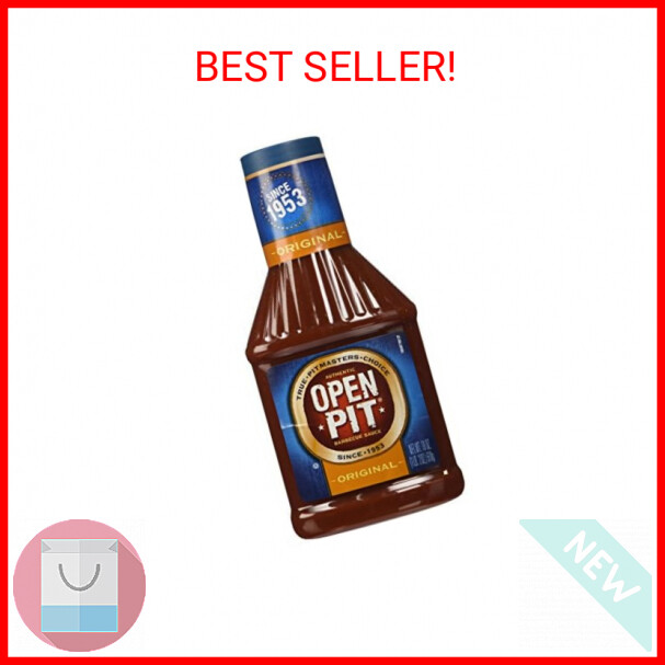 Open Pit Blue Label Original Barbecue Sauce 18 oz for Grilling & Flavor