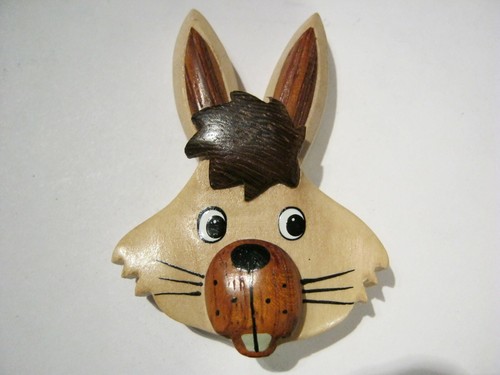 Hand Crafted Wooden Fridge Magnet ANIMALS - Afbeelding 5 van 29