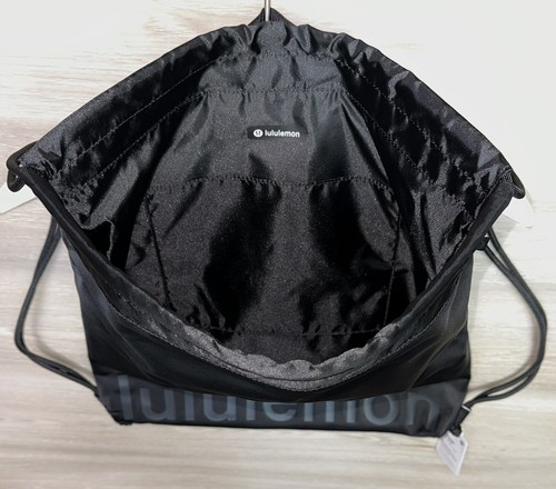 Lululemon leichter Turnsack 13 Liter Einheitsgröße schwarz graphit grau 01378 - Bild 6 von 14