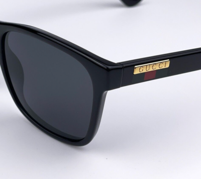 New GUCCI Sunglasses GG0746S 001 57-17 145 Black & Gold