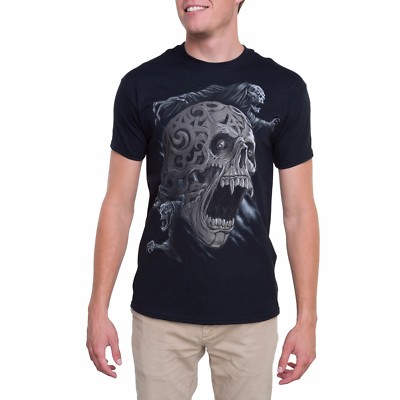 NEW THE WALKING DEAD FANS ZOMBIE SKULL GOTHIC HORROR ZOMBIE SHIRT MEN MEDIUM 