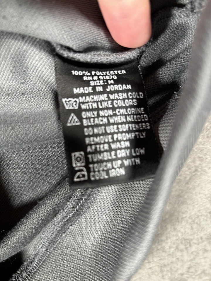 Suéter Pebble Beach Performance Para Hombre Gris Medio Pullover Manga Larga Golf Foto 4 de 4