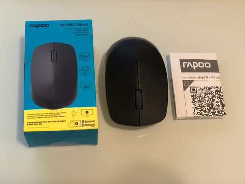 Rapoo Mouse M100g Silent Bluetooth  1300 DPI, Multi-Mode         (b) - Picture 1 of 11