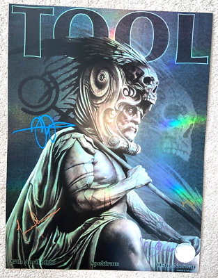 Tool Band Signed Poster Oslo Norway Tour Concert April 25 2022
