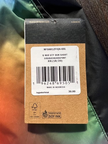 The North Face Girls Never Stop Plus Size Running Shorts - Picture 4 of 5