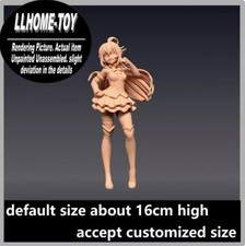 Anime Aqua Cute Girl Goddess Resin 3D Print GK Figure DIY Model Unpainted