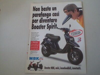 advertising Advertising 1996 MBK BOOSTER SPIRIT 50
