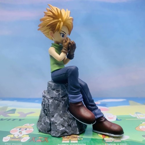 9CM Anime Digimon Adventure Matt Ishida Plays Harmonica Figure Model Statue - Picture 7 of 12