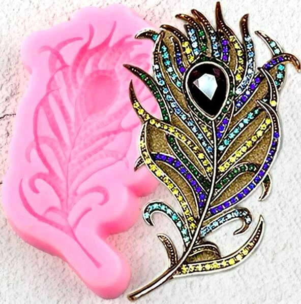Peacock chocolate mold outlet
