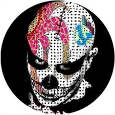 Almohadilla rascadora de fieltro Slipmat para tocadiscos de 12" LP DJ ACTITUD DE CALAVERA