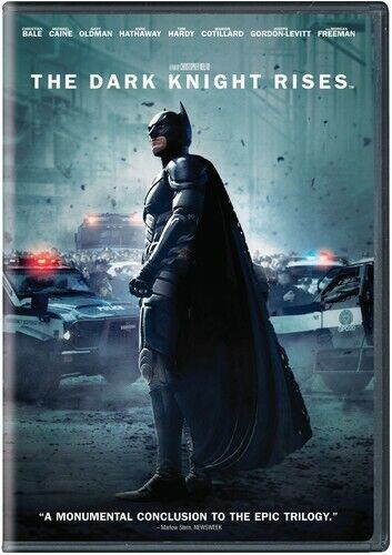 The Dark Knight Rises (DVD, 2012) Christian Bale Michael Caine ~Very Good - Afbeelding 1 van 1