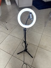 8 Selfie Ring Studio Light with 40 extendable Tripod Phone Holder