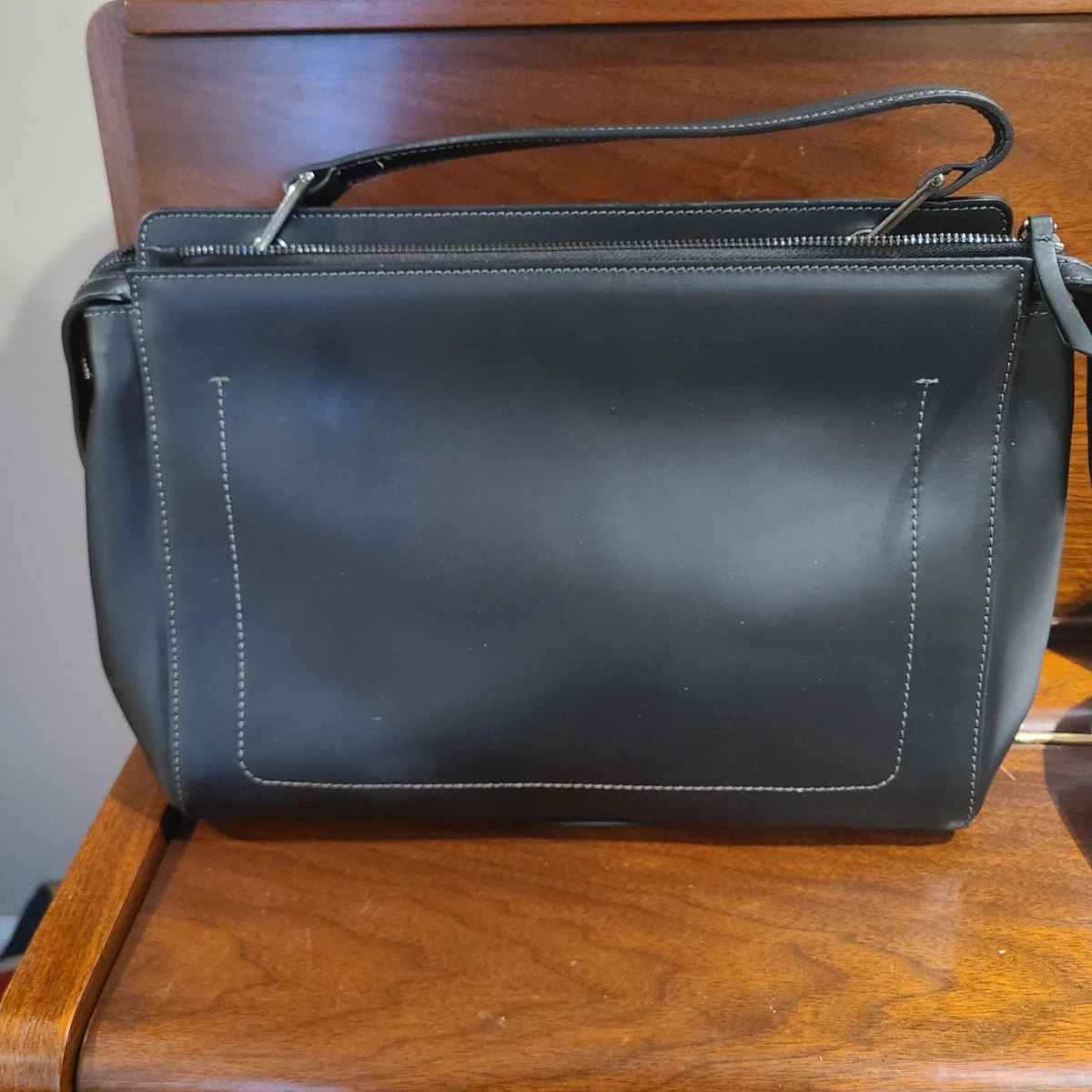 Vittoria Napoli Leather Mini Backpack Black Fringe Tassel Adjustable Bag Vintage Vittoria Bags & Handbags for Women | eBay main image 3