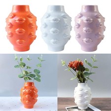 Ceramic Modern Ornamental Vase Tabletop Flower Vase Decor Housewarming Gift