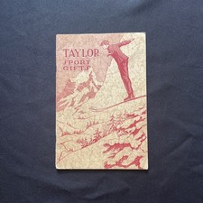 1920s Taylor Sport Gifts Catalog Alex Taylor & Co Sporting Goods New York