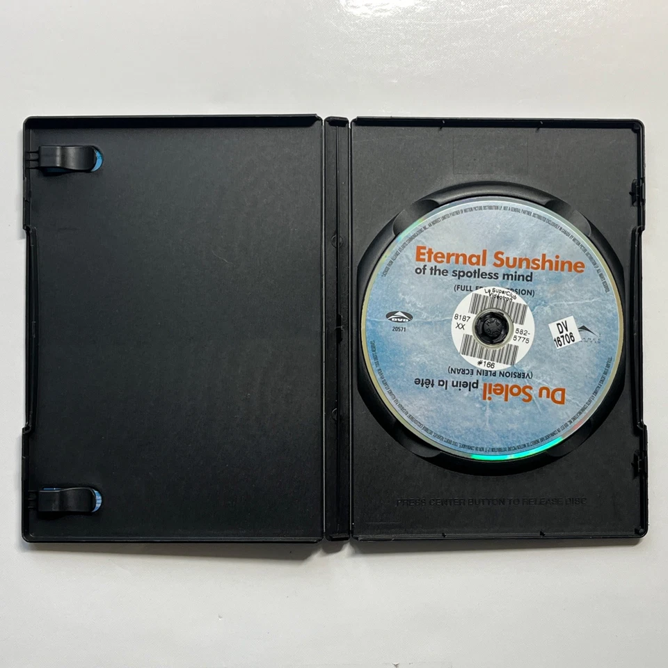 Eternal Sunshine of The Spotless Mind (DVD, 2004) Bilingual, Tested & Working! - Image 3 of 3