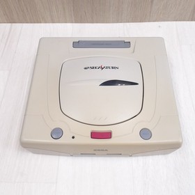 Sega Saturn console bundle with 3D Multi Controller & 5 Games tested Japan White