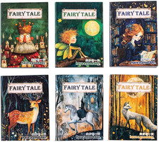 6 Sets 300 Sheets Washi Stickers for Junk Journal Supplies, Vintage Aesthetic F