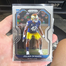 2020 Panini Prizm Julian Okwara Detroit Lions Football Rookie Card #361. rookie card picture