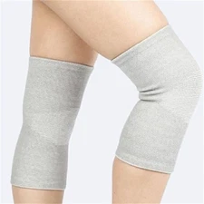 1 Pair Knee Support Brace Bamboo Compression Sleeve For Men Women Pain Relief ⊥
