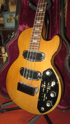 Vintage 1973 Gibson Les Paul Bass Walnut With Original Gibson Hardshell Case