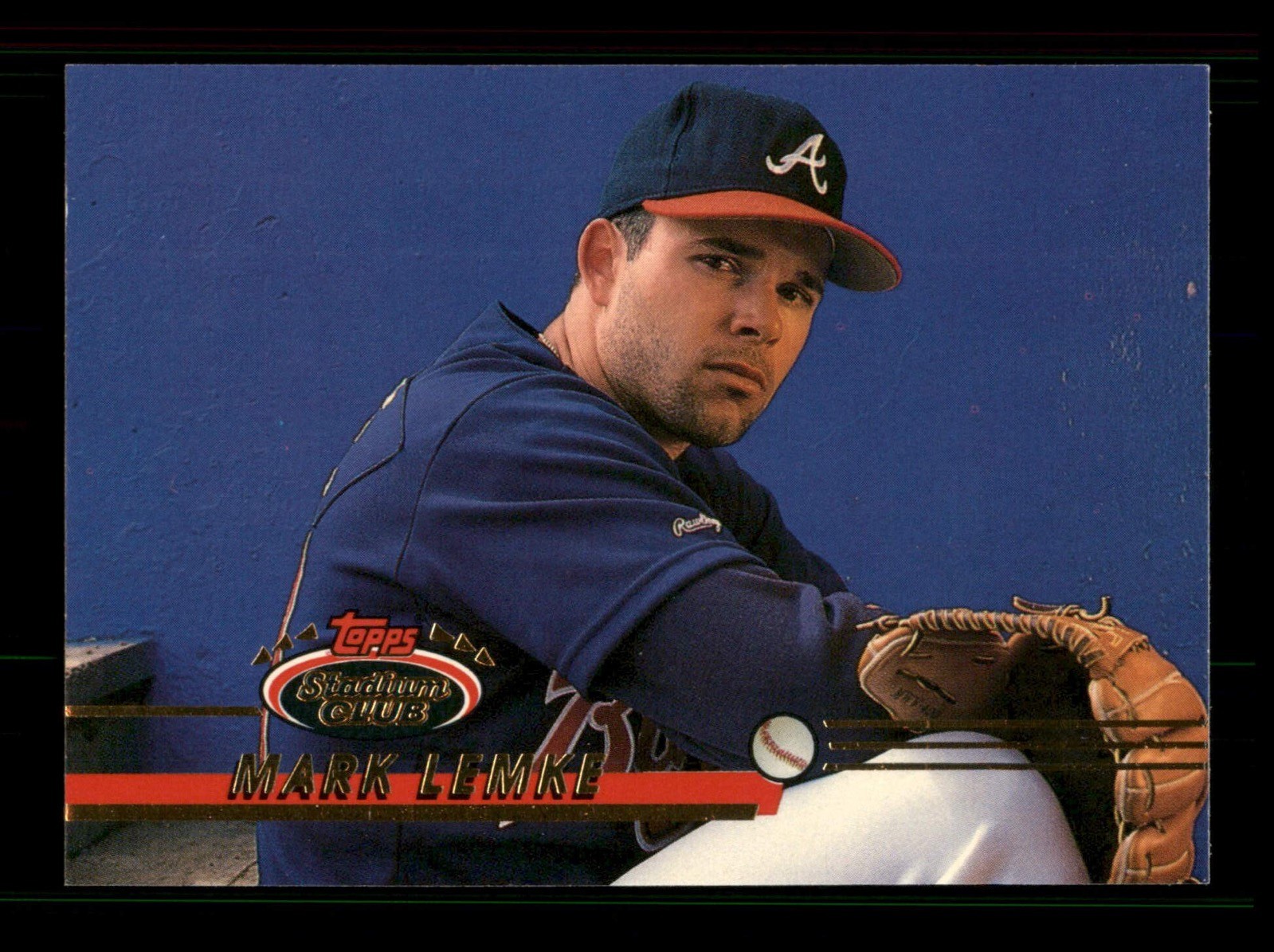 172 Mark Lemke 2B Braves 1993 Topps Baseball Sports Trading Card