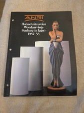 Anri Woodcarving Catalog 1987-88 Sculpture In...