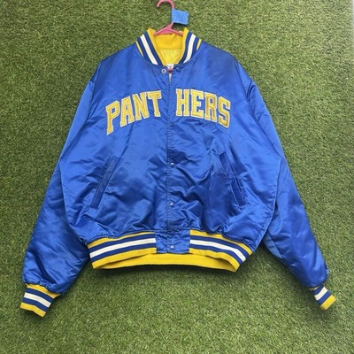 Vintage Pittsburgh Pitt Panthers Starter Jacket Mens XL Satin Snap