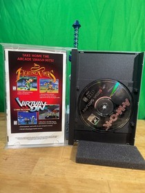 Amok Sega Saturn CIB Complete w/ Manual Tested Working