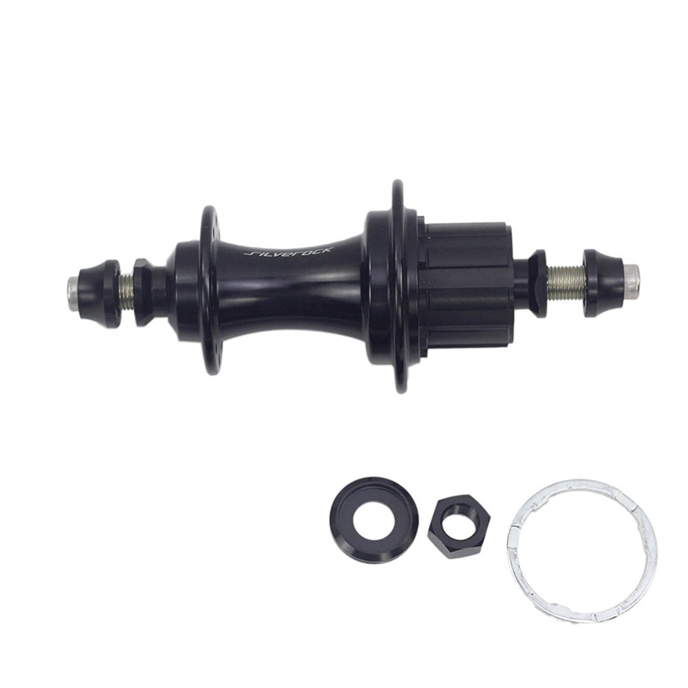 必見‼️ブロンプトン用 Silverock リアセラミックベアリングハブ 24H SILVEROCK 112mm Rear Hub External 7 Speed for BROMPTON A C P-Line