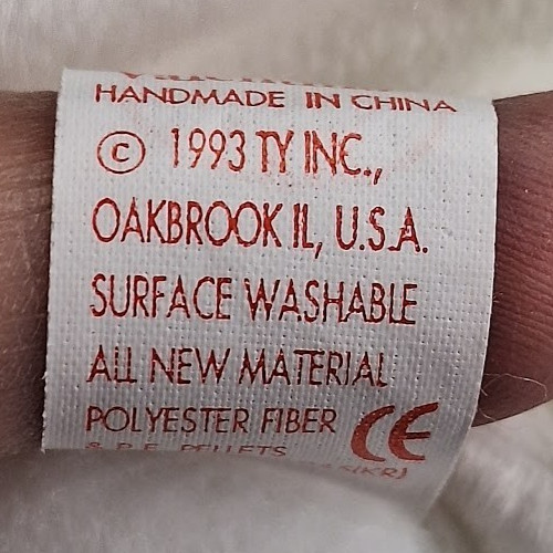 Lot of 5 TY Beanie Babies  Valentina/Valentino/Smart/Snowball/Scoop w/  Cases thumbnail 13