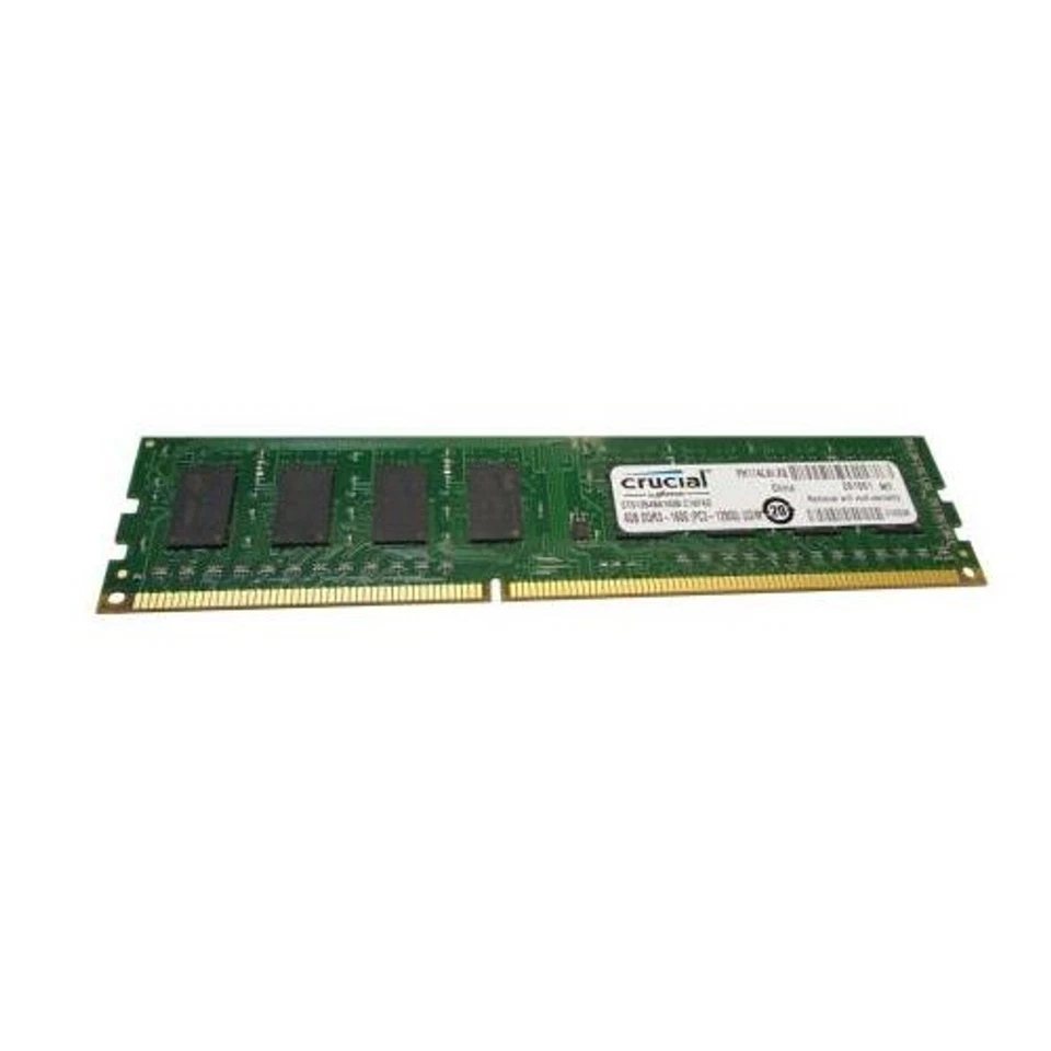 Crucial CT51264BA160B.C16FKD 8GB (2x4GB) PC3-12800 DDR3 Desktop Memory - Image 2 of 2