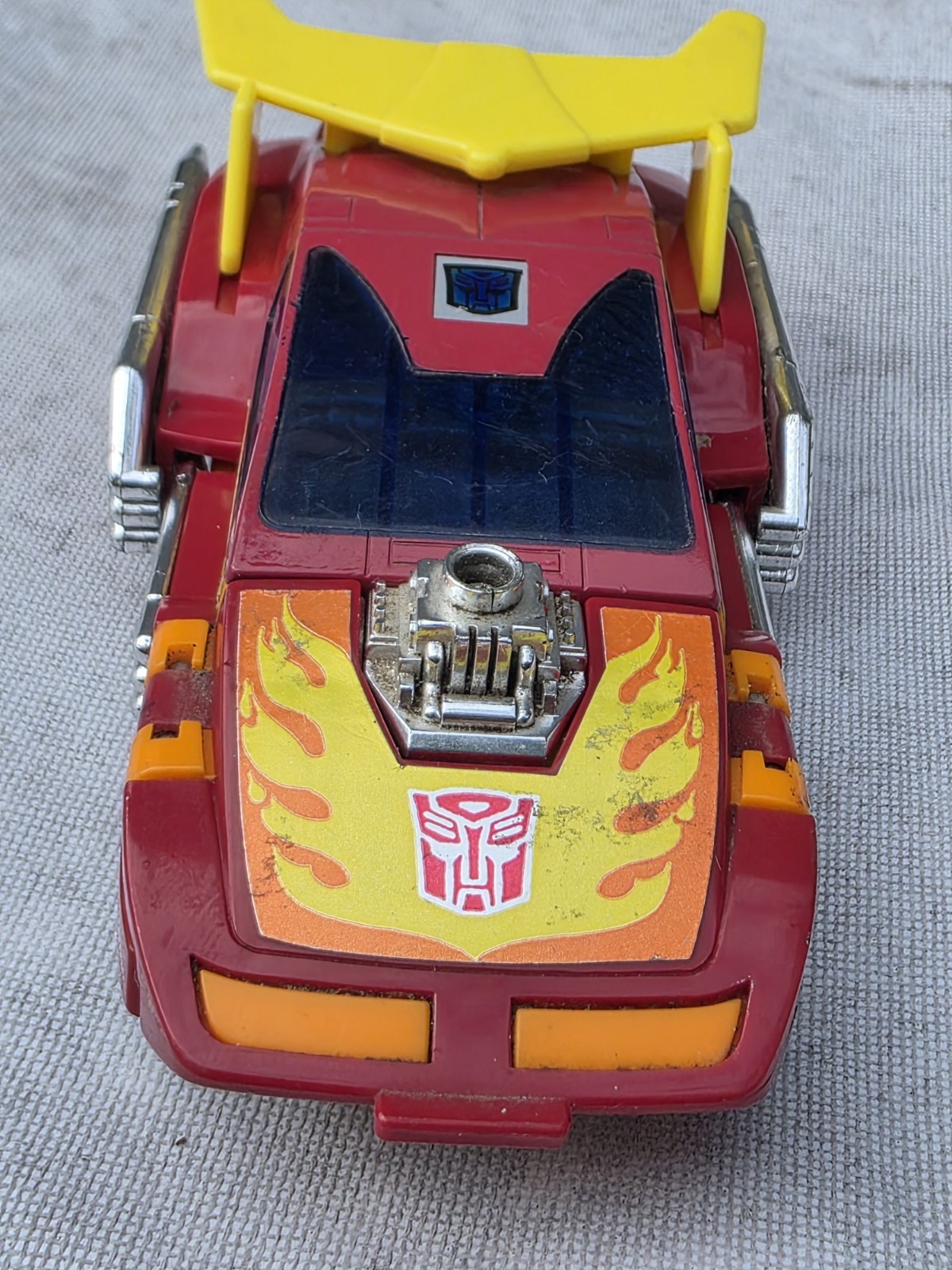1986 Transformers G1 – HOT ROD – VTG Hasbro Plastic Feet Figure Only, See PICS!