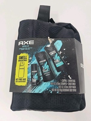 Axe Apollo Gift Set Deodorant Body Spray 2 in 1 Shampoo Conditioner & Body Wash