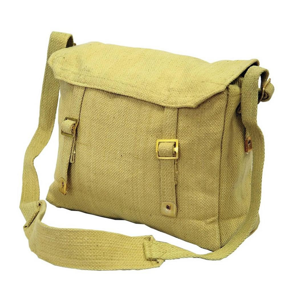 Mustard Yellow Canvas Messenger Bag | In Stock - Foto 4