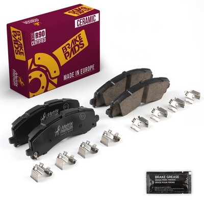 Rear Ceramic Disc Brake Pad Set D2225 for 2019-2024 Ram 2500 2019-2024 Ram 3500