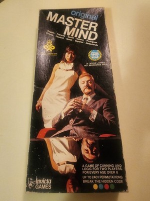 Vintage Original Master Mind Board Game Invicta Made in England Mastermind 1976