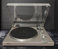 SONY PS-350 DD FULLY AUTOMATIC TURNTABLE 🎶🎵 WHIT STANTON 500 CARTRIDGE!
