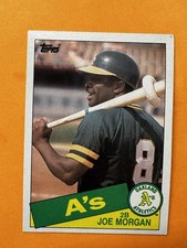 1985 Topps #352 Joe Morgan. Set break Mint-Gem