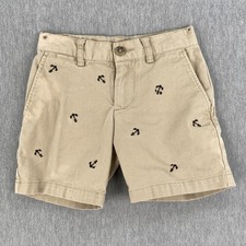 POLO RALPH LAUREN Anchor Embroidered Chino Shorts Toddler 2T Khaki