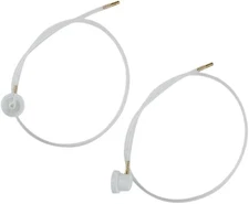 2 Pcs 2Xaerosol Nozzle W/ 19.69In. 360 Degrees Extension Hose for Male Stem Spra