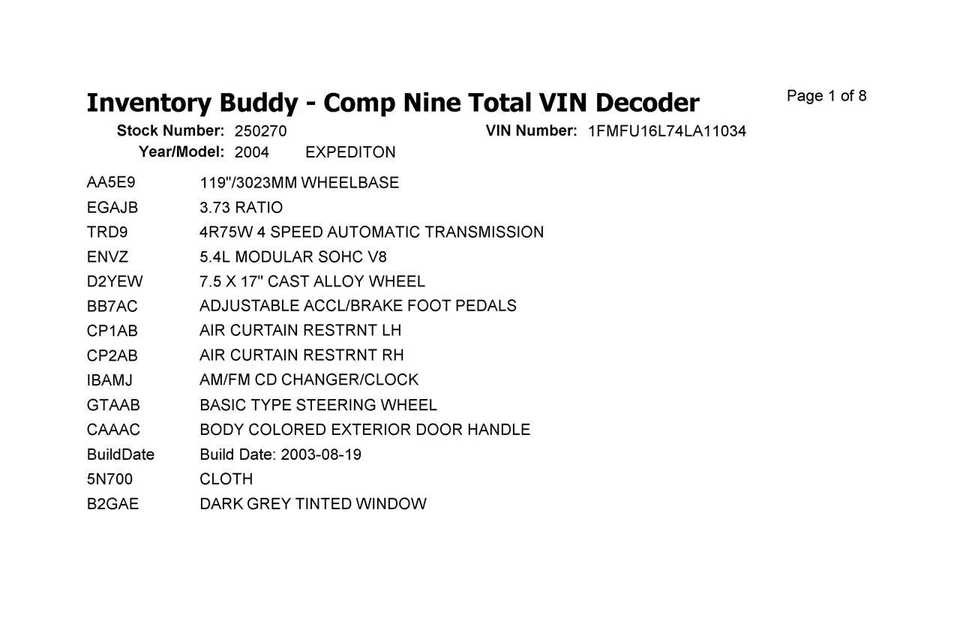 Starter Motor Thru 10/21/12 Fits 99-09 11-13 FORD F250SD PICKUP 2707473 Foto 4 de 4