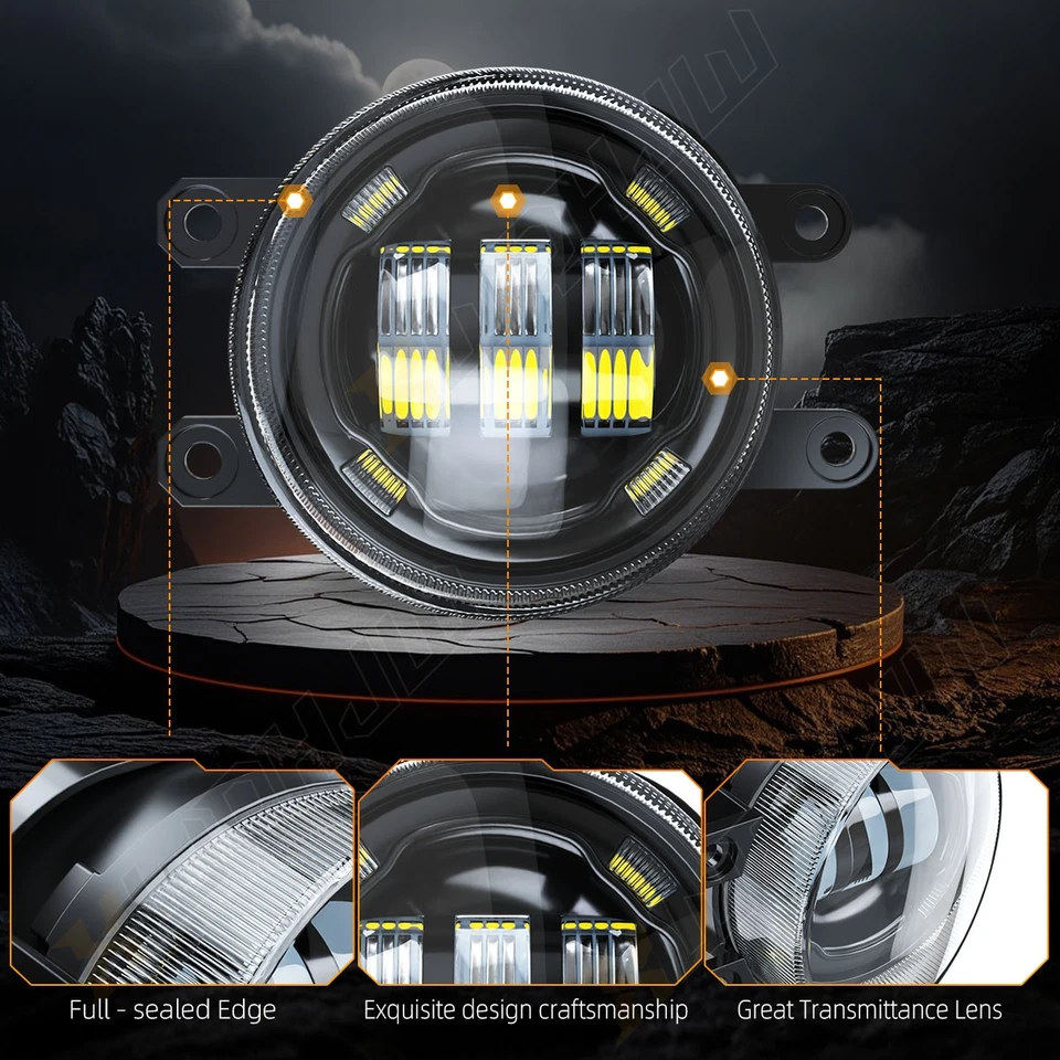 Front Left&Right Bumper Fog Light Driving Lamp For Nissan Rogue Sport 2017-2019 - Изображение 4 из 4