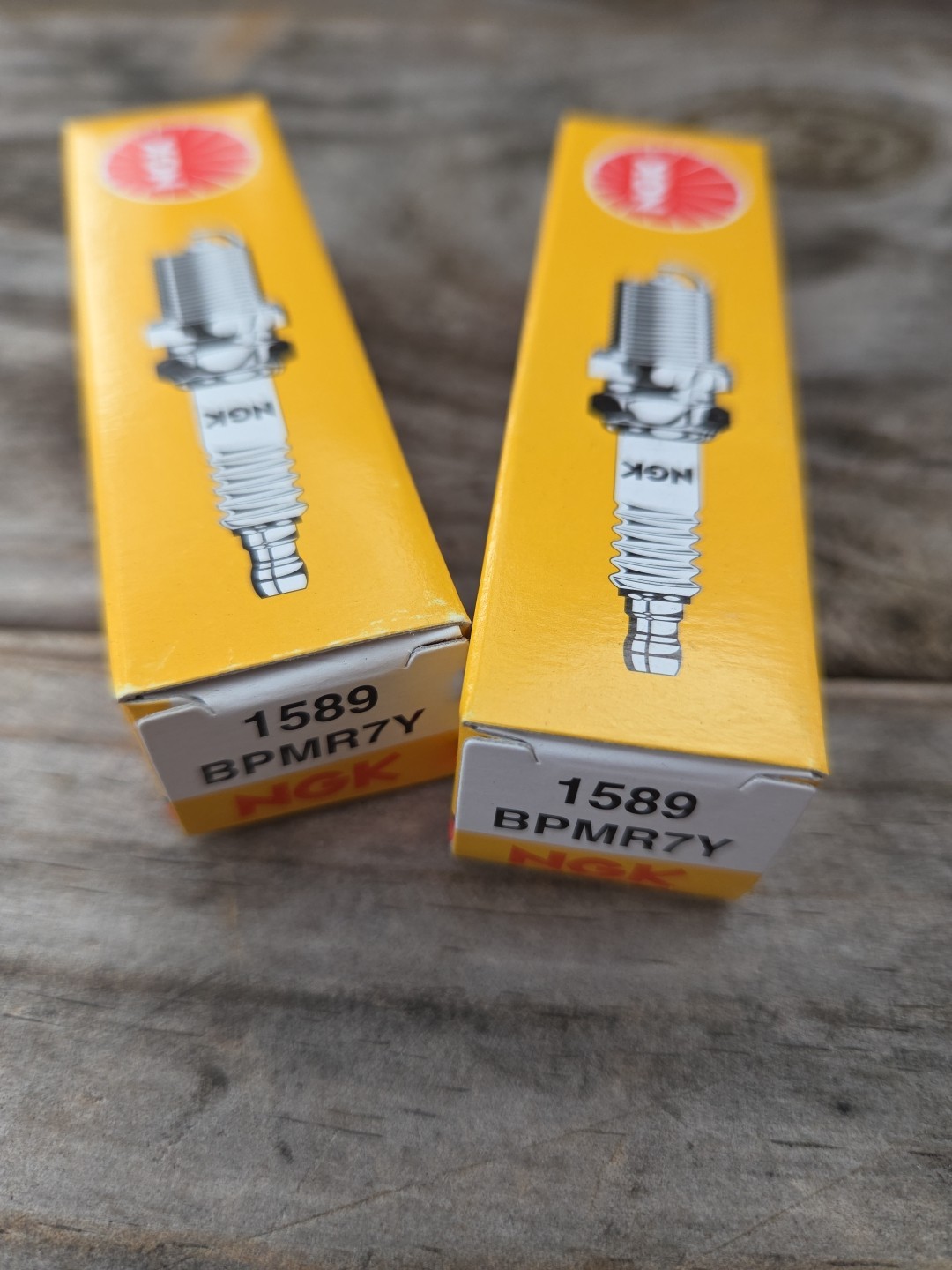 Genuine NGK BPMR7Y 1589 Spark Plug - 2 PACK