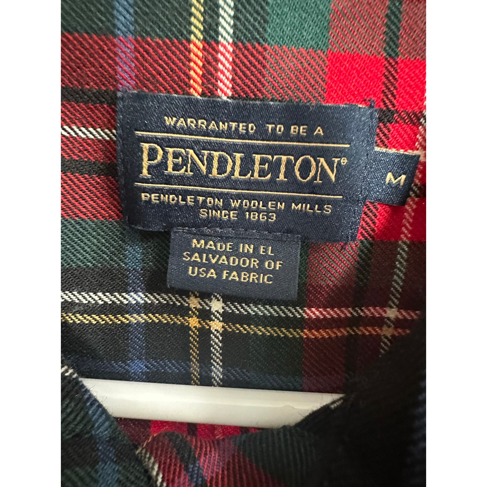 Pendleton virgin wool plaid button down shirt wom… - image 7