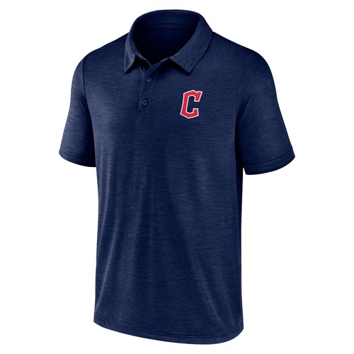 Men's Fanatics Navy Cleveland Guardians Primary Logo Space-Dye Polo - Bild 2 von 3