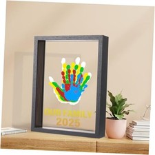Family Handprint Kit - Baby Hand and Footprint Kit, Adoption Gifts, Black