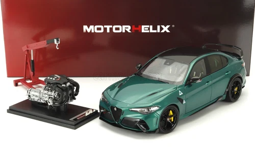 1/18 MOTORHELIX - ALFA ROMEO | GIULIA GTAm WITH ENGINE AND ACCESSORIES 2021 | M  - Imagen 1 de 1