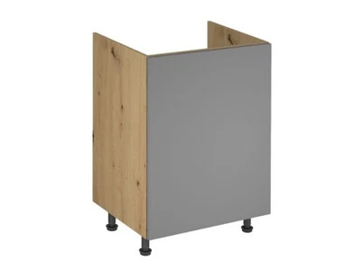 Spülenunterschrank Unterschrank Waschbeckenschrank Küchenschrank Grau - Bild 1 von 4