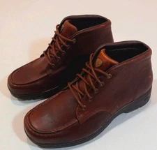 Red Wing Ankle Boots Womens Size  7.5 Brown 4003 Leather Lace-Up Soft Toe Shoes